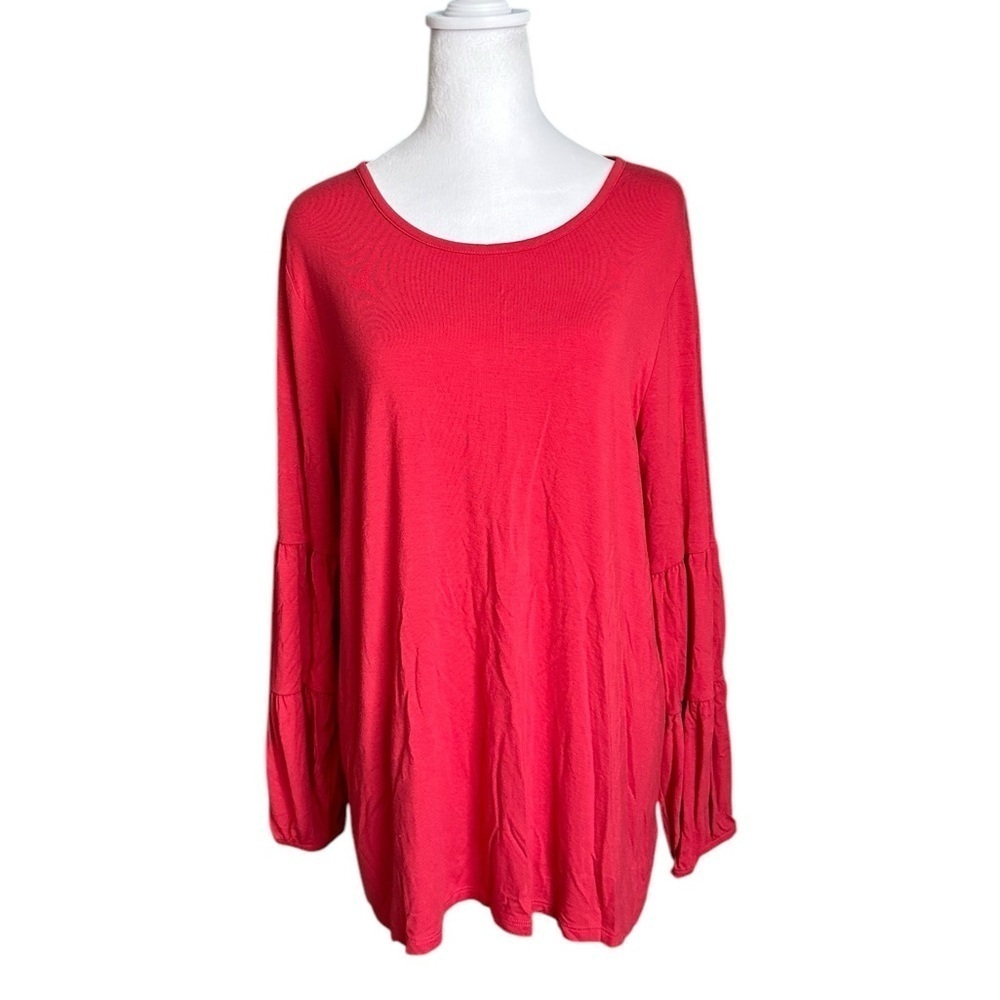 Soft Surrounding Long Sleeve Soft Top Size Large